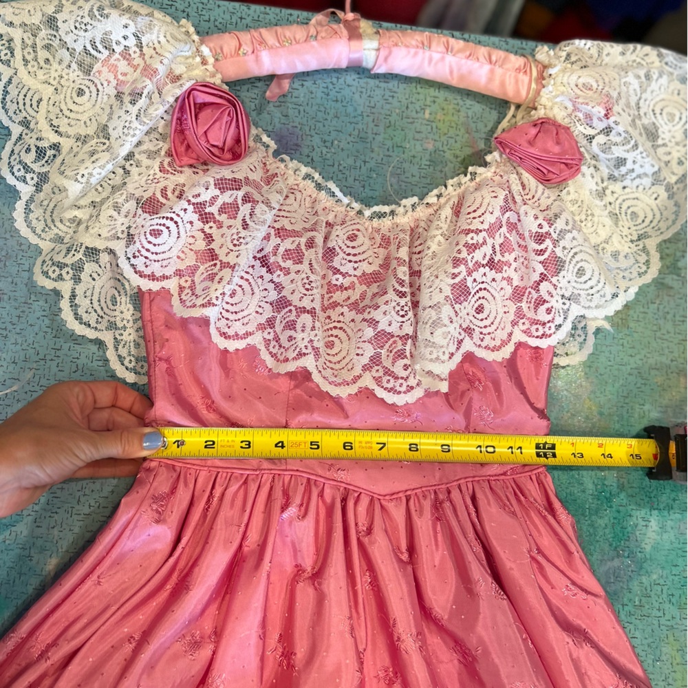 Vintage 70s Country Romantic Gown - Picture 15 of 16